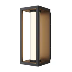   O480WL-L12B3K Expo Alumínium Fali Lámpa Fekete Színű LED 12 W 3000 Kelvin 650 Lumen IP54