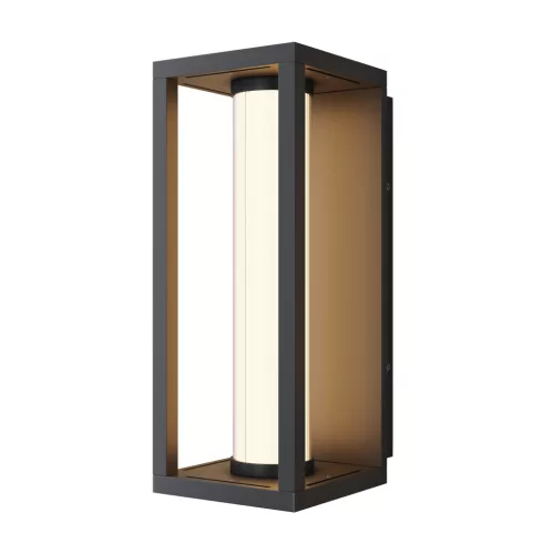O480WL-L12B3K Expo Alumínium Fali Lámpa Fekete Színű LED 12 W 3000 Kelvin 650 Lumen IP54