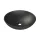 CeraStyle ZERO - PULTRA ültethető - Top Counter - porcelán mosdó - O - MATT FEKETE - Ø 46 cm