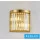 ELDLUX ELDICICLE kristály üveg fali lámpa E14×2 D250X250mm arany