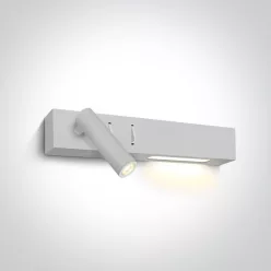   One Light Reading Spots 65146/W/W Fali lámpa 1x3W|1x6W/LED 3000K 480lm IP20