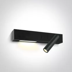   One Light Reading Spots 65146A/B/W Fali lámpa 1x3W|1x6W/LED 3000K 480lm IP20
