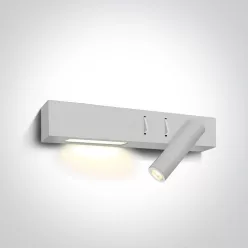  One Light Reading Spots 65146A/W/W Fali lámpa 1x3W|1x6W/LED 3000K 480lm IP20