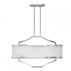 függesztett lámpa króm színű vázzal és fém testtel beltéri használatra orlicki-or84849 - moretti.hu