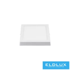   UNIVERSO Négyzet alakú falon kívüli LED panel 6w 480lm CCT/kap. 120° IP20 Fehér 120x120x35mm 3év