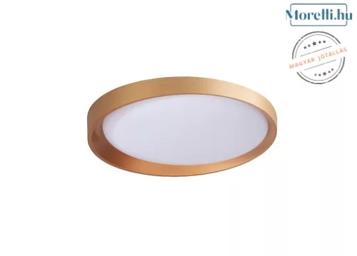 mennyezeti lámpa arany színű vázzal és fém testtel beltéri használatra palnas-61004556 - moretti.hu