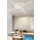 UNIVERSO Mennyezeti lámpa 45w 3600lm 3000K IP20 fehér 640x640x110mm