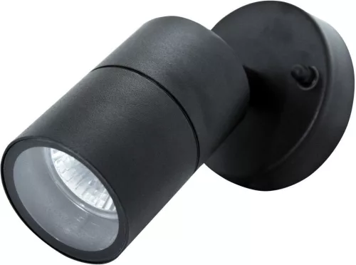 POLUX 208781 OLIMP Modern Kültéri Fali Lámpa Fekete GU10 IP44
