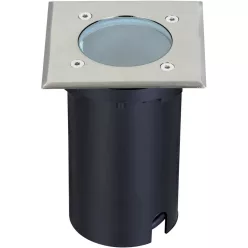   POLUX 300546 COMETA Kültéri Talajba Építhető Lámpa Ezüst GU10 IP65