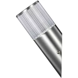  POLUX 300676 COLLUM Modern Kültéri Fali Lámpa Ezüst LED IP44