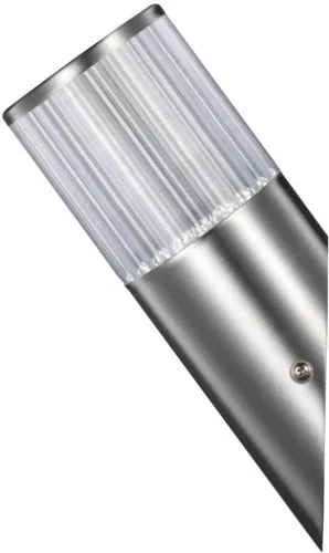 POLUX 300676 COLLUM Modern Kültéri Fali Lámpa Ezüst LED IP44