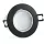 POLUX 301833 MOON Kültéri Mennyezetbe Építhető Lámpa Fekete LED IP40