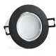 POLUX 301833 MOON Kültéri Mennyezetbe Építhető Lámpa Fekete LED IP40