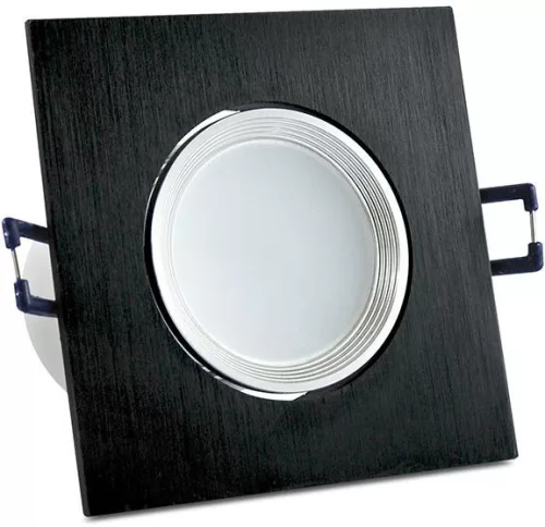 POLUX 301857 MOON Kültéri Mennyezetbe Építhető Lámpa Fekete LED IP40