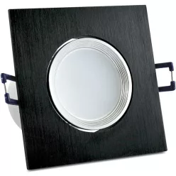   POLUX 301864 MOON Kültéri Mennyezetbe Építhető Lámpa Fekete LED IP40