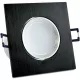 POLUX 301864 MOON Kültéri Mennyezetbe Építhető Lámpa Fekete LED IP40