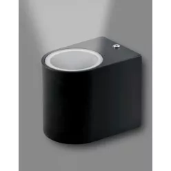   POLUX 303349 BOSTON Modern Kültéri Fali Lámpa Fekete GU10 IP44