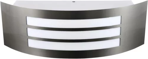 POLUX 303387 SITOM Modern Kültéri Fali Lámpa Ezüst E27 IP44