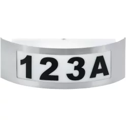   POLUX 309792 RONO Modern Kültéri Fali Lámpa Ezüst E27 IP54