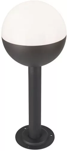 POLUX 311634 Klasszikus Kültéri Állólámpa Matt Fekete E27 IP44
