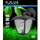 POLUX 311870 IGMA Klasszikus Kültéri Fali Lámpa Matt Fekete E27 IP44