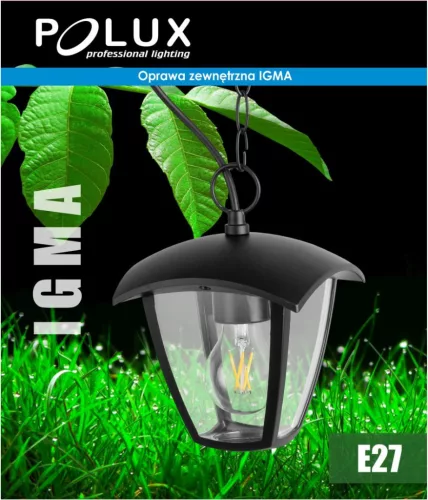 Polux IGMA 311887 Függőlámpa 1x12W/E27 IP44