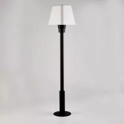   POLUX 312280 GIZA Modern Kültéri Állólámpa Fehér, Matt Fekete E27 IP44
