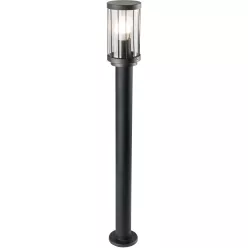   POLUX 312327 FIORD Modern Kültéri Állólámpa Matt Fekete E27 IP44