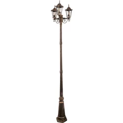 Polux LIGURIA-LT 313430 Utcai lámpa 3x20W/E27 IP43