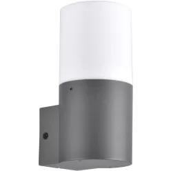   POLUX 315960 DALLAS Modern Kültéri Fali Lámpa Fehér, Grafit E27 IP44