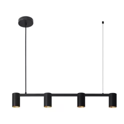   POLUX 326171 MARIBEL Modern Függesztett Lámpa Fekete, Arany GU10 IP20