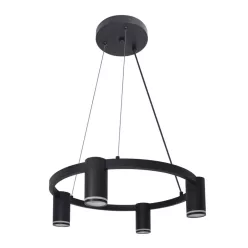  POLUX 326195 PARIS Modern Led Függesztett Lámpa Fekete GU10 IP20