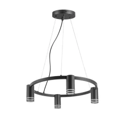   POLUX 327567 ROMA Modern Led Függesztett Lámpa Fekete GU10 IP20