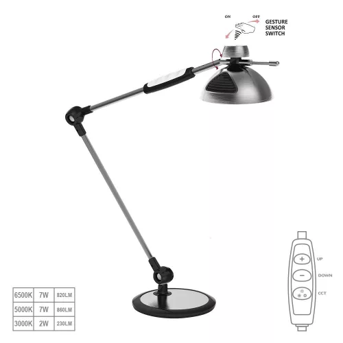 Prezent AMSTERDAM 31211 Asztali lámpa 1x9W/LED 510lm IP20