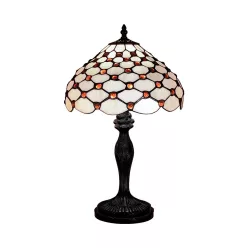 Prezent TIFFANY VII. 53 Asztali lámpa 1x60W/E27 IP20