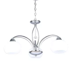 PREZENT 61457 ARAGONA Modern Csillár Fehér, Króm E27 IP20