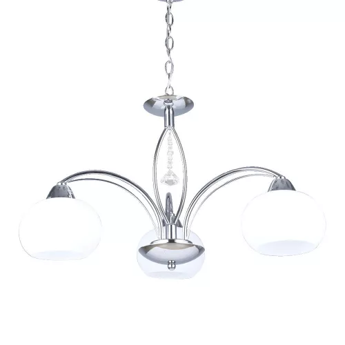 PREZENT 61457 ARAGONA Modern Csillár Fehér, Króm E27 IP20