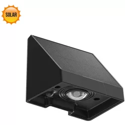   PREZENT 65288 TREN Modern Kültéri Fali Lámpa Fekete LED IP44