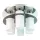 Prezent MACAO 69045 Plafonlámpa 6x60W/E27|6x3W/LED IP20