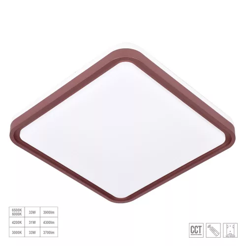 Prezent FLOREN SQ 71329 Süllyesztett mennyezeti lámpa 1x33W/LED 2500lm IP20