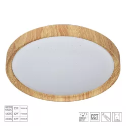   Prezent WOODEN 71330 Süllyesztett mennyezeti lámpa 1x33W/LED 2050lm IP20