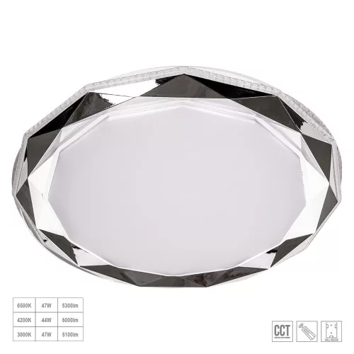 Prezent ZAO 71336 Süllyesztett mennyezeti lámpa 1x47W/LED 3550lm IP20