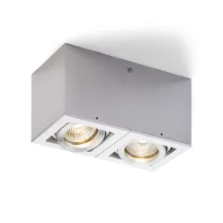 RENDL BERIT II mennyezeti lámpa alumínium 230V GU10 2x50W