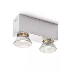 RENDL MARVEL II mennyezeti lámpa alumínium 230V GU10 2x50W