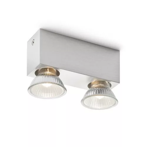 RENDL MARVEL II mennyezeti lámpa alumínium 230V GU10 2x50W