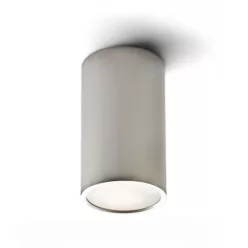   RENDL MEA mennyezeti henger alakú lámpa szálcsiszolt alumínium 230V LED E27 15W