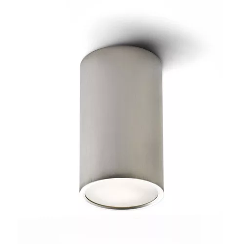 RENDL MEA mennyezeti henger alakú lámpa szálcsiszolt alumínium 230V LED E27 15W