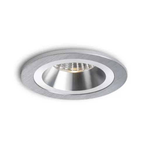 RENDL MAYDAY CC süllyesztett lámpa szálcsiszolt alumínium 230V/700mA LED 9W 2700K