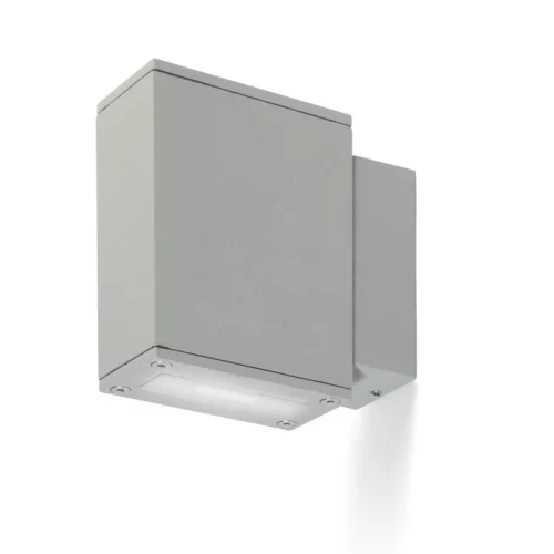 RENDL DIXIE 4x12 fali lámpa ezüstszürke 230V/700mA LED 2x3W 48° IP54 3000K