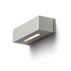 RENDL WOOP fali lámpa ezüstszürke 230V R7s 78mm 12W IP54